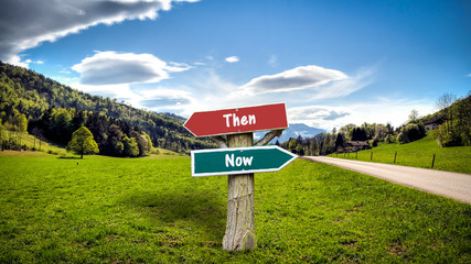 Street Sign Now versus Then