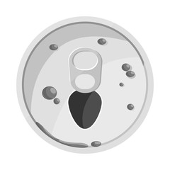 Isolated object of lid and soda symbol. Collection of lid and top stock vector illustration.
