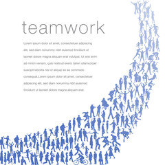 A swash that’s made up of many diverse kinds of people. 