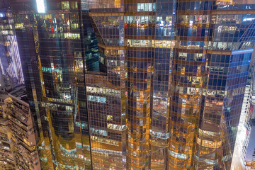 18 Oct 2019  A view from Causeway Bay a skyscraper of the busy city