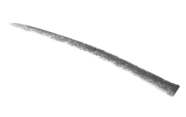 Hand drawn pencil line on white background