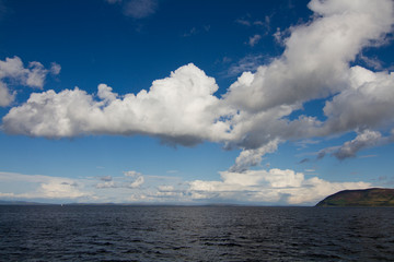 Wolken über Schottland