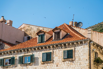 Fototapeta na wymiar Dubrovnik, Croatia - July, 2019: Dubrovnik old city street.