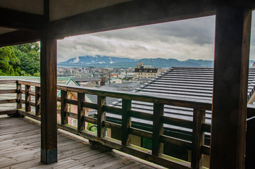 京都　妙見大菩薩妙見堂からの眺め