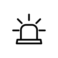 Siren medical alarm icon
