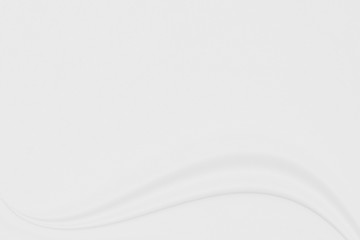 White Cloth background with soft waves.