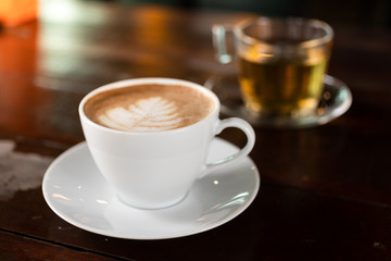 Coffee cup in the morning for charge your energy, image use for food and beverage business concept