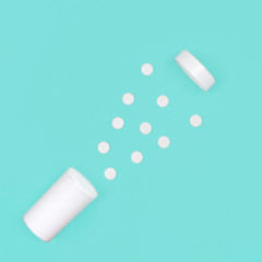 Medical background with pills.