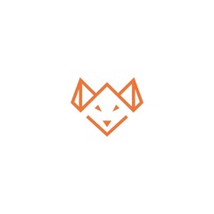 abstract fox logo