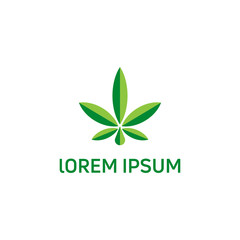 CBD Logo Icon With Business Card Vector Template, CBD Cannabidiol Cannabis Hemp Marijuana Medical Pharmaceutical Industry And Business Medical.