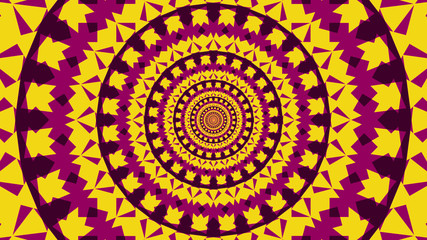 Abstract Colorful Fractal Spiral Background 3