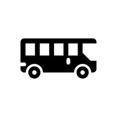 Bus icon trendy