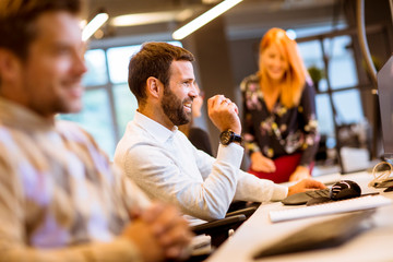 Business people in the modern office