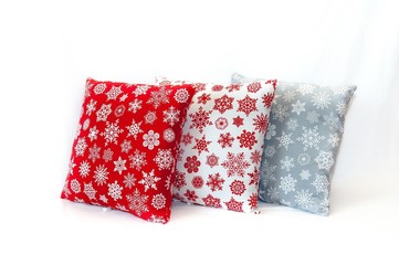 pillow as new year decoration