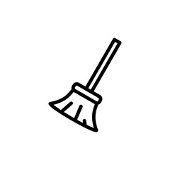 Broom icon trendy