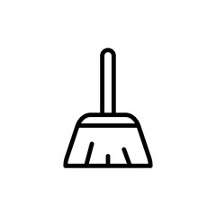 Broom icon trendy