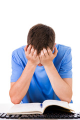 Sad Man with a Keyboard
