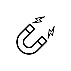 Magnet icon trendy
