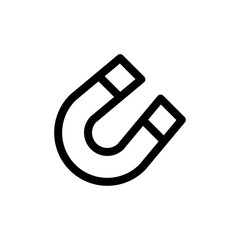 Magnet icon trendy