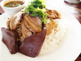 Duck rice very delicious on  lunch