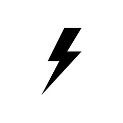 Thunderbolt signage icon
