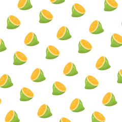 fresh lemons citrus fruits halfs pattern