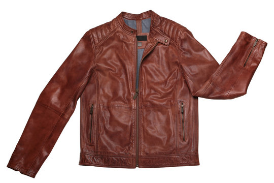 Male leather jacket