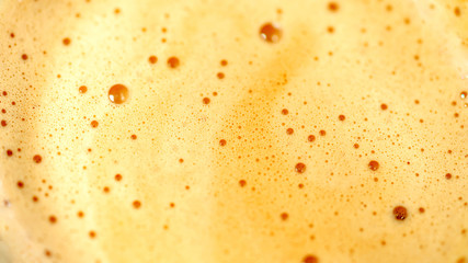 close up coffee bubble foam macro photography texture background