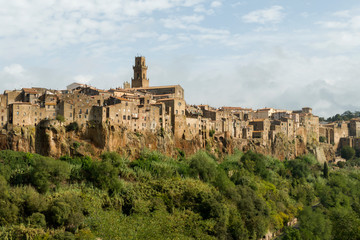 Fototapeta premium Pitigliano medieval town in Tuscany, Italy