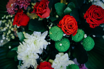 beautiful bouquets for a bride on a wedding day