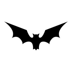 Bat. Abstract concept, icon. Vector illustration on white background.