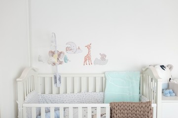 baby bedroom with crib