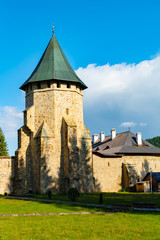 Fototapeta na wymiar Putna Monastery, Bucovina, Eastern Carpathians, Romania