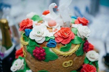 Obraz na płótnie Canvas wedding cake/wedding decoration