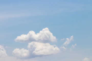 Clouds and blue sky