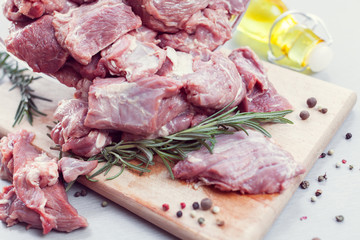 ​​veal with spices and rosemary