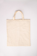 Zero waste concept. Eco-friendly cotton bag