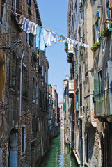 Hidden canal for locals in Venice Italy: off the beaten path