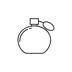 Perfume icon thin line for web and mobile, modern minimalistic flat design.