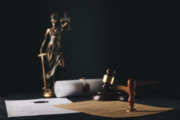 Burden of proof, legal law concept image.