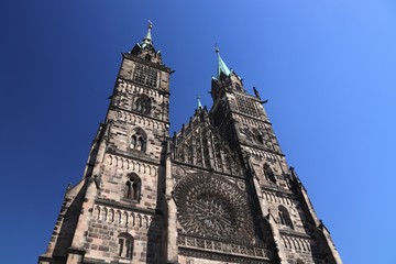 Fototapeta na wymiar St Lorenz, Nuremberg
