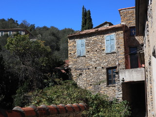 Marmoreo in Ligurien, ein Dorf in den Bergen