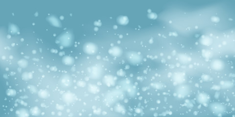 Snowflakes, snowfall.
