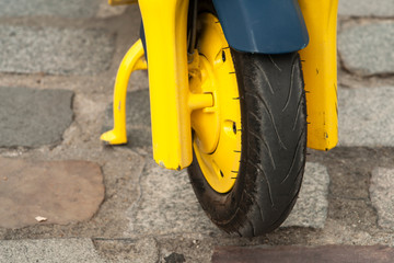 Fototapeta premium Close of electric scooter