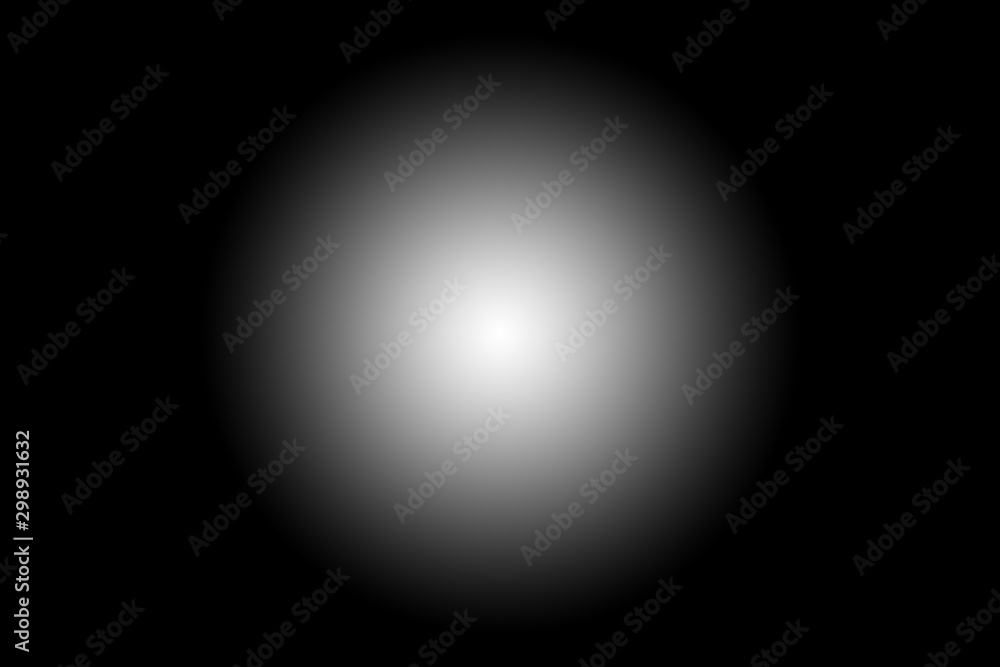 Wall mural abstract background radial gradient in black and white
