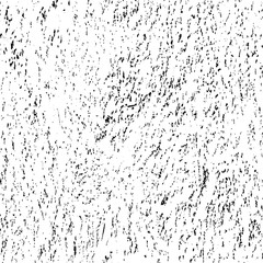 Small uneven spots and particles of debris. Abstract vector texture.  Distressed uneven background. Grunge texture overlay with fine grains isolated on white background. Vector illustration. EPS10.