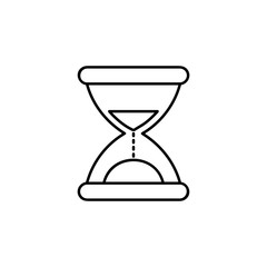 Hour glass icon. Modern line icon design. Modern icons for mobile or web interface. Vector illustration.