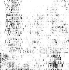 Small uneven spots and particles of debris. Abstract vector texture.  Distressed uneven background. Grunge texture overlay with fine grains isolated on white background. Vector illustration. EPS10.