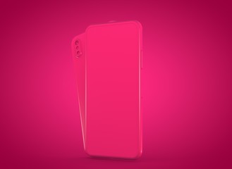 smartphone device digital 3d rendering