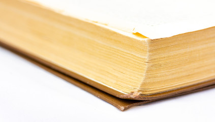 An open book, old, read by many generations of people
